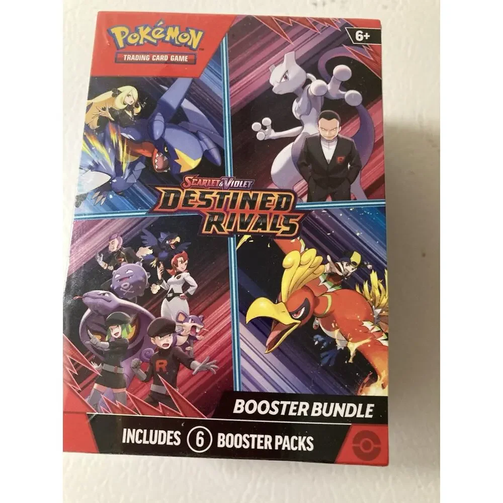 Pokémon TCG Scarlet & Violet Destined Rivals Booster Bundle 6 Packs Box English